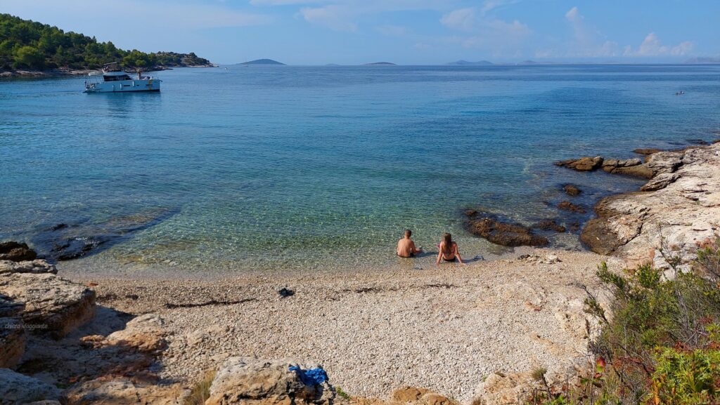 la seconda baia a Koromašna isola di murter